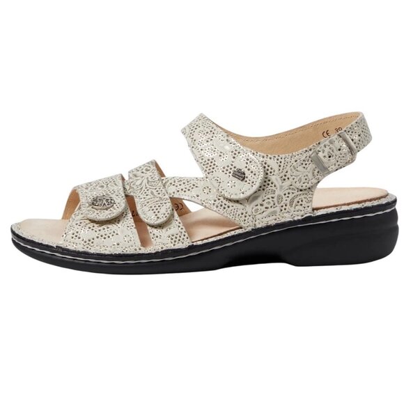 Finn Barbuda Comfort Hook & Loop Strap Sandals Champagne Garden US Size 8 EU 39 - Picture 4 of 16